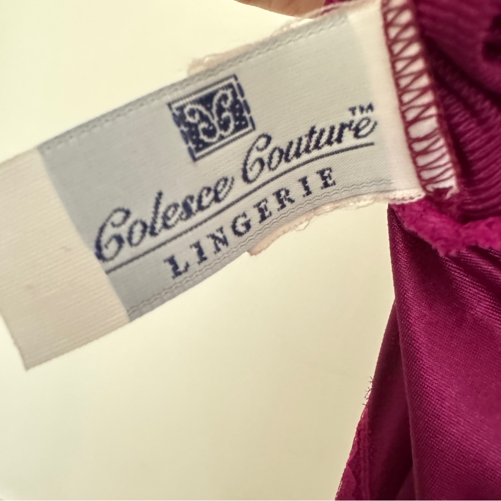 Colesce Couture Vintage 90s Lingerie Jumpsuit, Size Medium - Picture 6 of 7